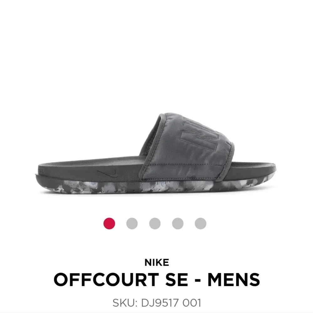 Nike slides size 8 dj9517 001 grey Nike Offcourt SE Slide “Iron Grey & Particle”